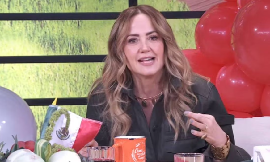 Andrea Legarreta explota contra programa y niega que Mónica Noguera sea la amante de Erik Rubín