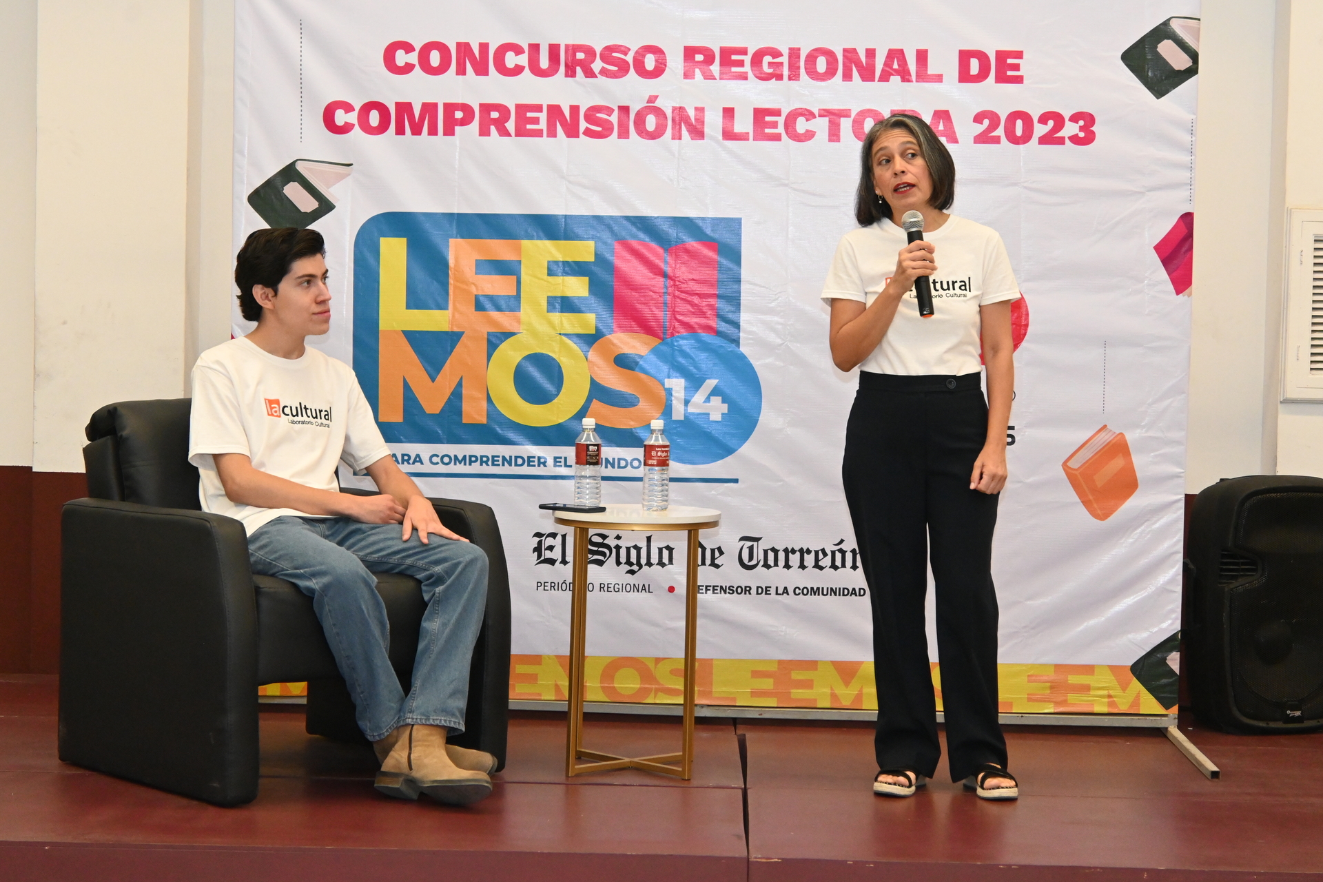 Mariana Ramírez, asesora académica del concurso, ofreció una conferencia sobre el certamen y el papel que la lectura juega en el desarrollo de los infantes. (RAMÓN SOTOMAYOR)