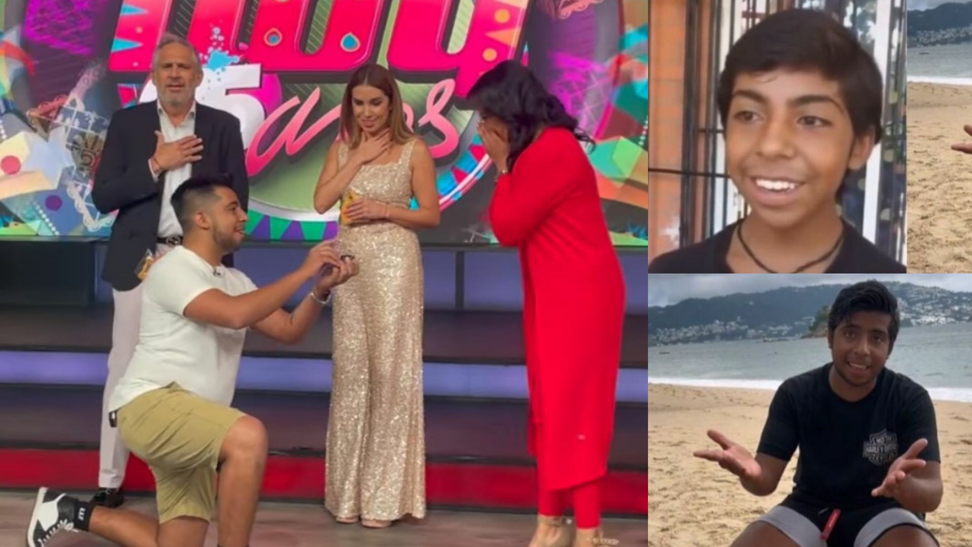 'Paco Empanadas' entrega anillo de compromiso a su novia en el programa Hoy 