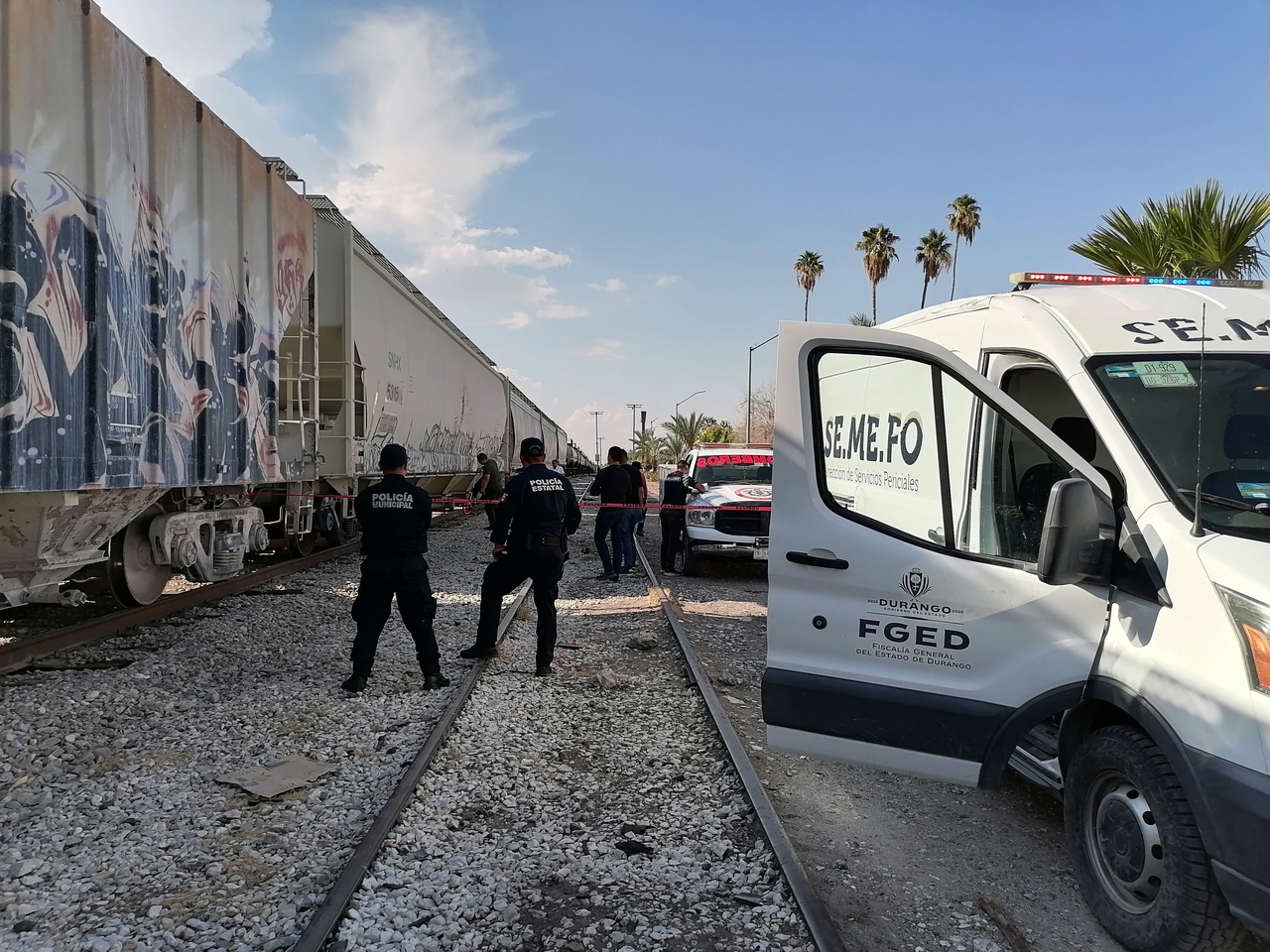Ciclista pierde la vida arrollado por el tren en Gómez Palacio