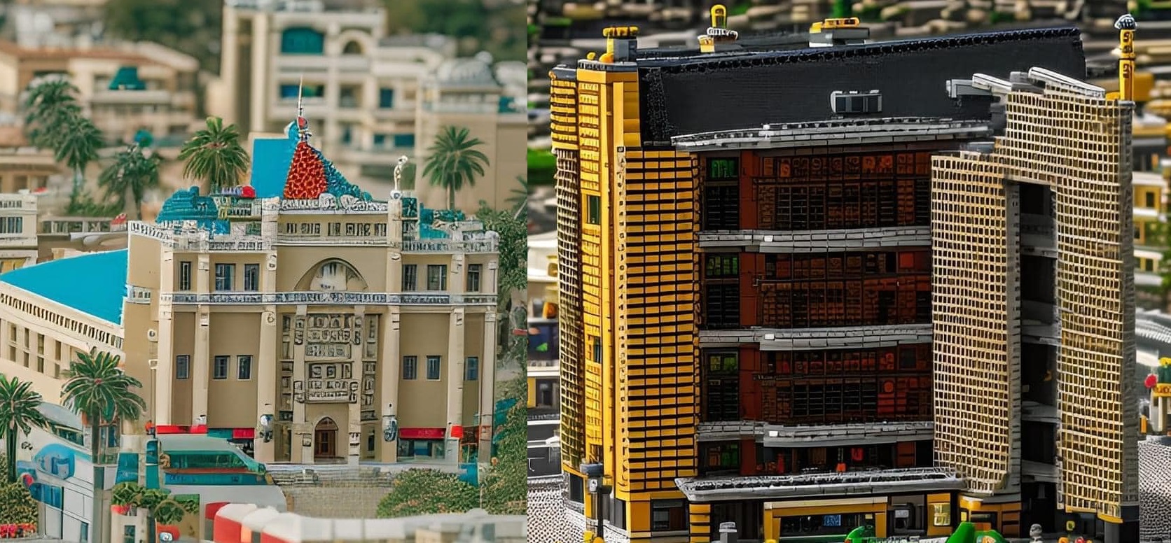 VIRAL: Recrean Torreón con 'Legos' en redes sociales