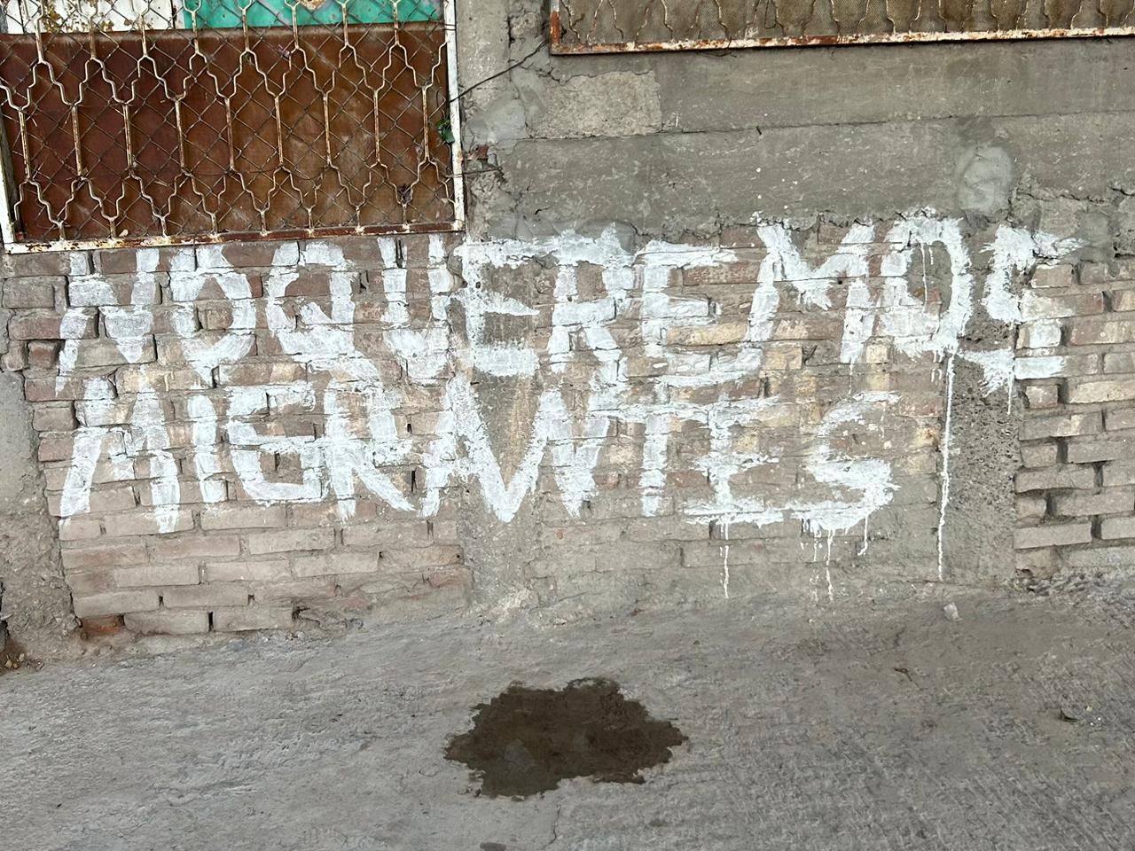 Con pintas en viviendas de Torreón, muestran su rechazo hacia los migrantes