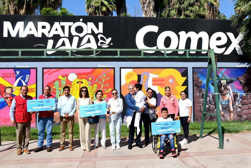 Fundación Lala entrega apoyo a instituciones benéficas de La Laguna gracias a 'Corredores con causa'
