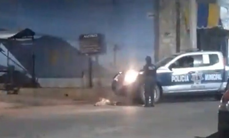 VIDEO: Captan a policías atropellando a perro en Oaxaca