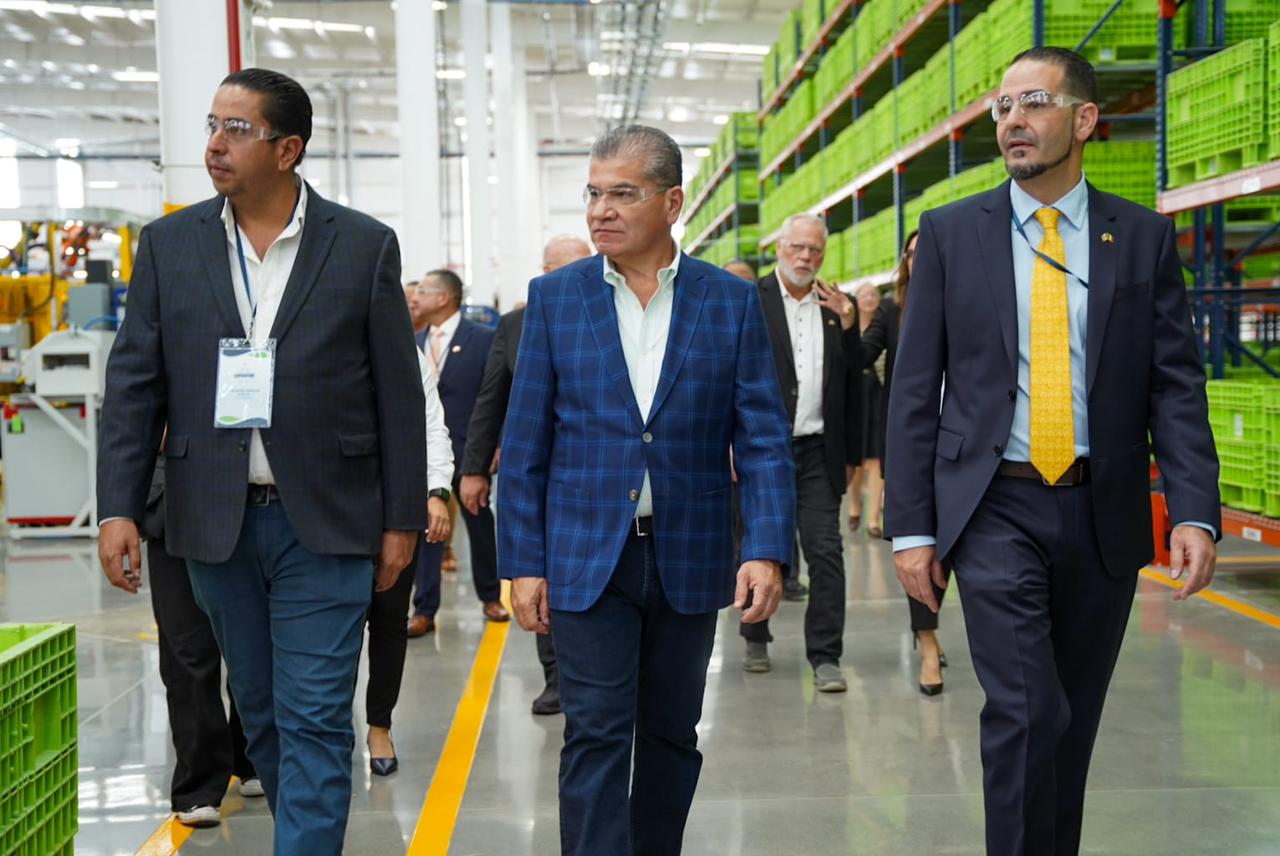 Inauguran empresa Martinrea Estampados planta II en Ramos Arizpe