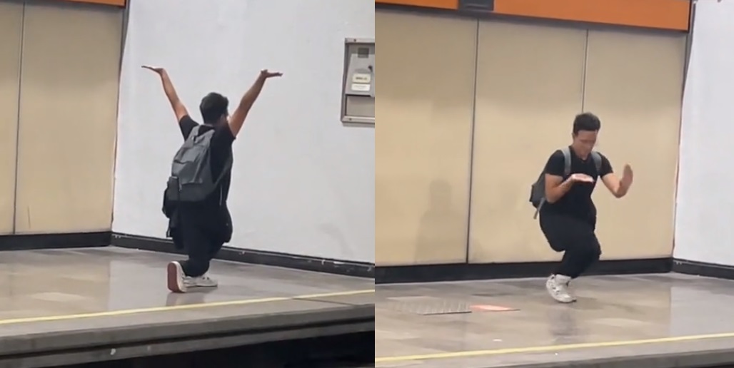 Joven realiza el 'baile Vogue' en el Metro ¿de qué se trata?