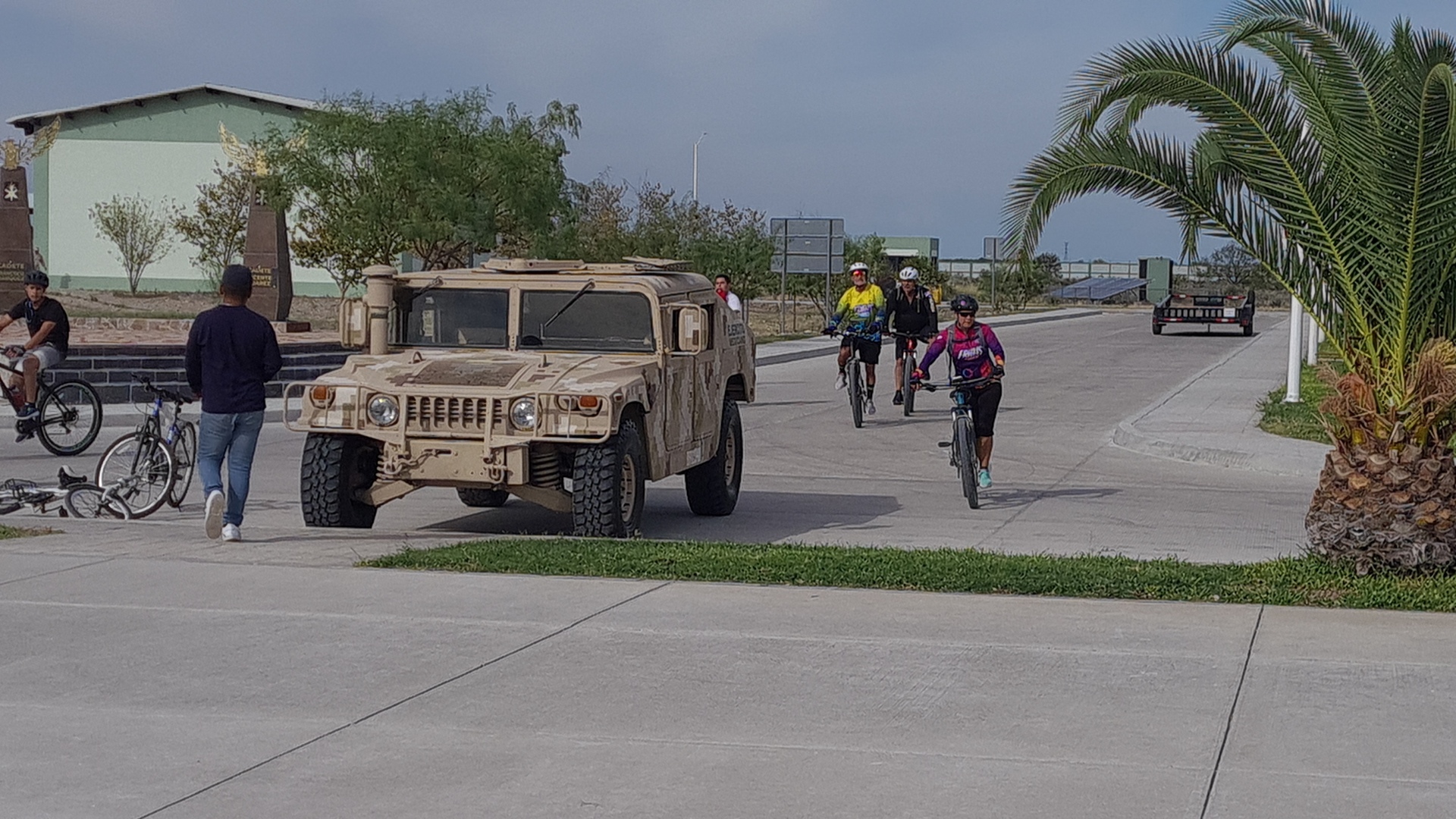 Realizan rodada ciclista por Bicentenario del Heroico Colegio Militar en Piedras Negras