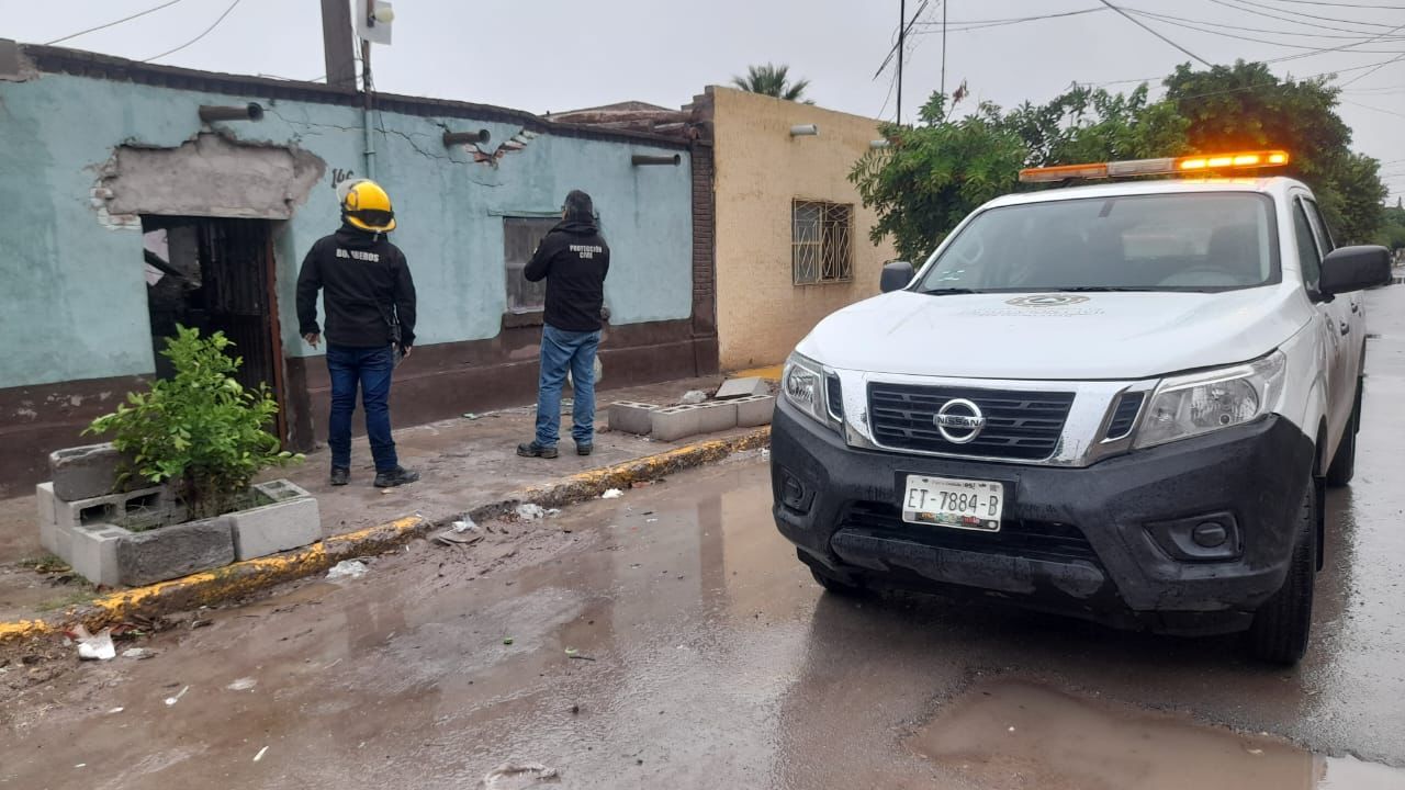 Seis viviendas colapsan tras precipitaciones en San Pedro