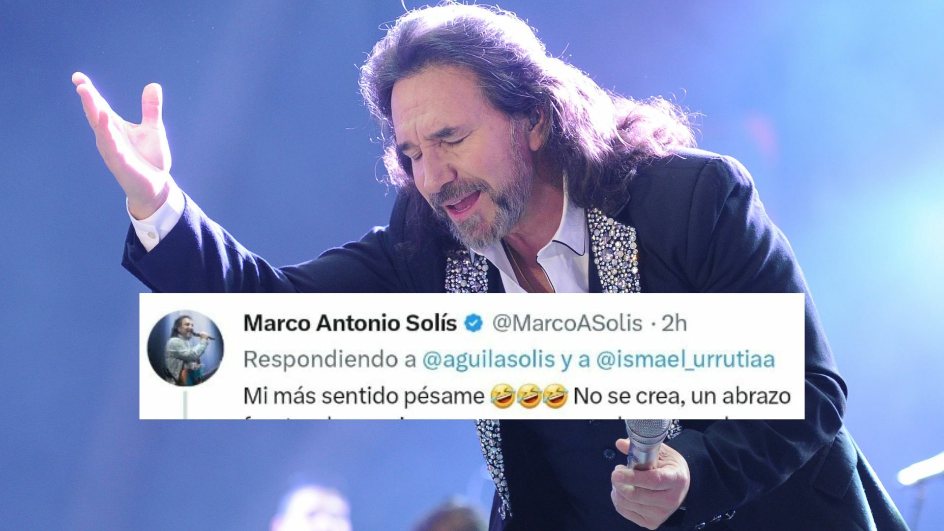Marco Antonio Solís 'El Buki' le da el pésame a lagunero por casarse hoy