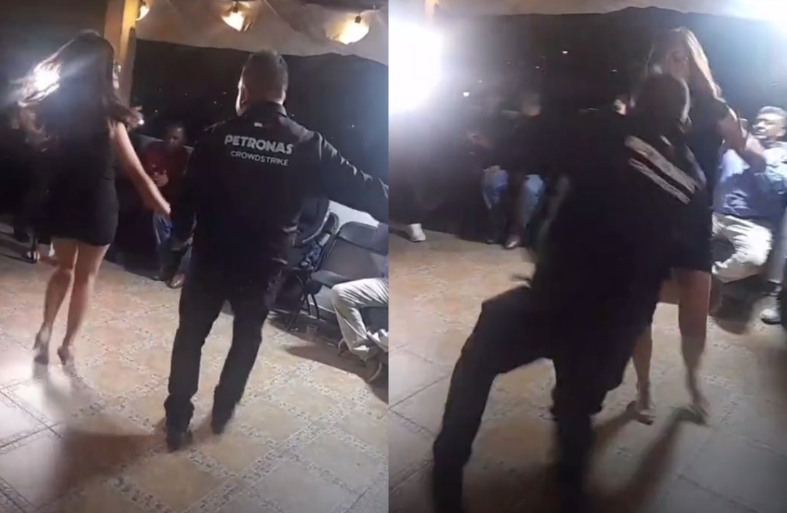 VIRAL: Hombre intenta bailar cumbia pero se rompe un tobillo 