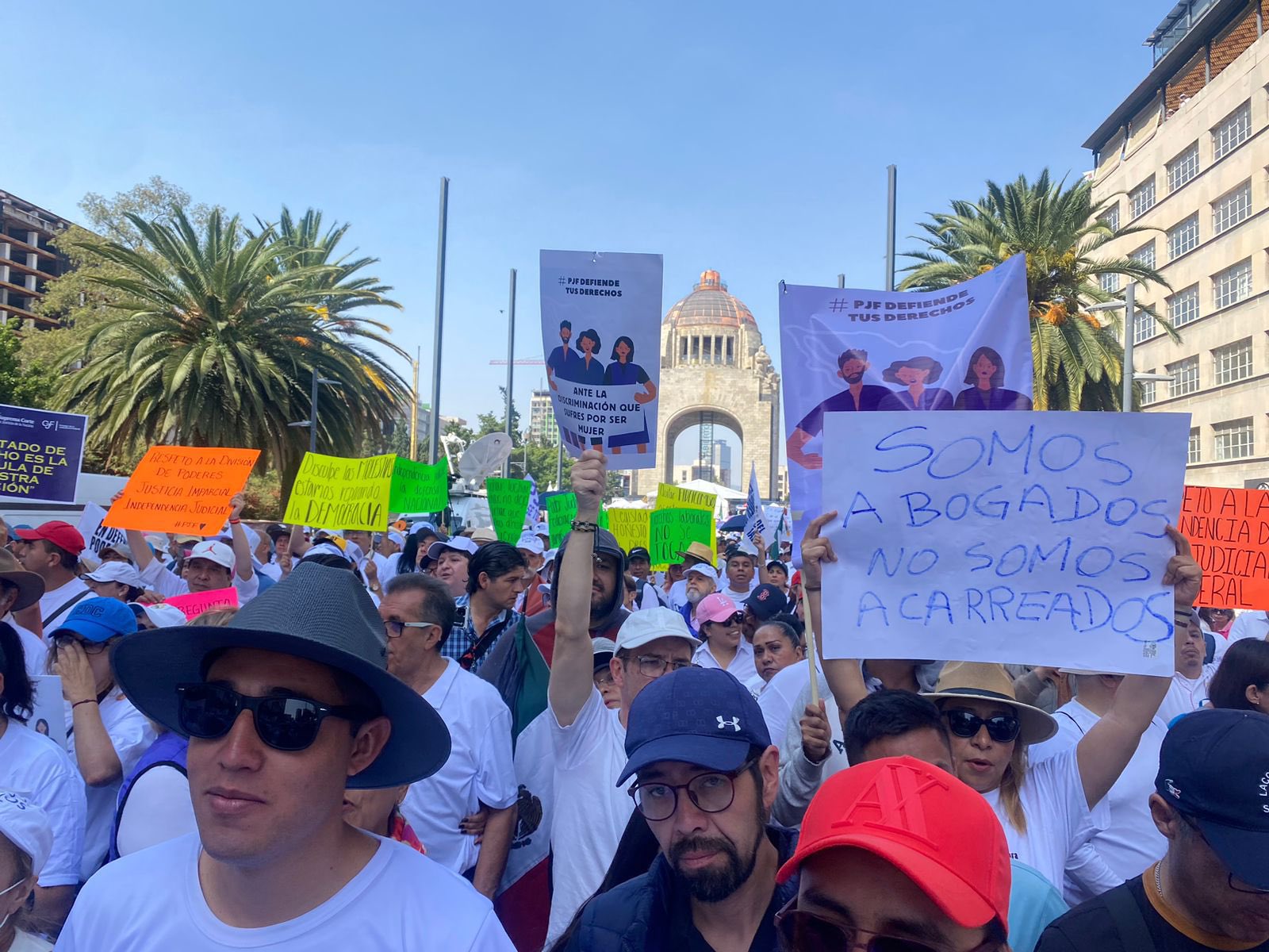 No Son Privilegios Son Nuestros Derechos Trabajadores Del Pjf Marchan Contra Desaparici N De