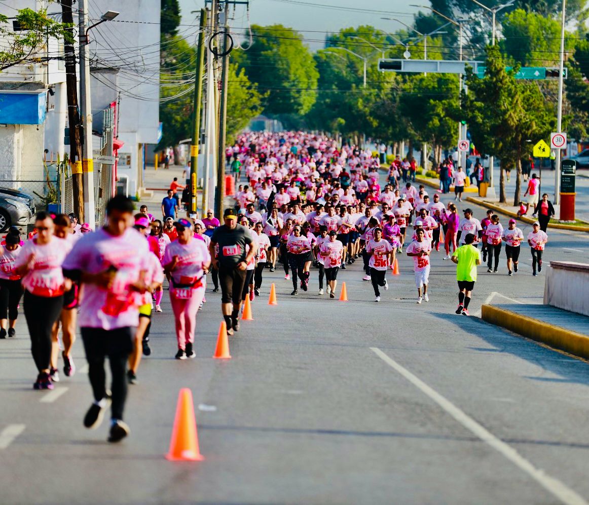 Participan más de 3 mil en carrera con causa Poderosa 5K de Saltillo