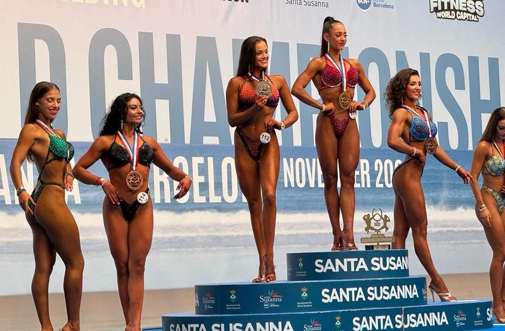 Duranguense Deborah Marín Palomares, cuarto lugar en Mundial IFBB de Fitness y Culturismo 2023 de España