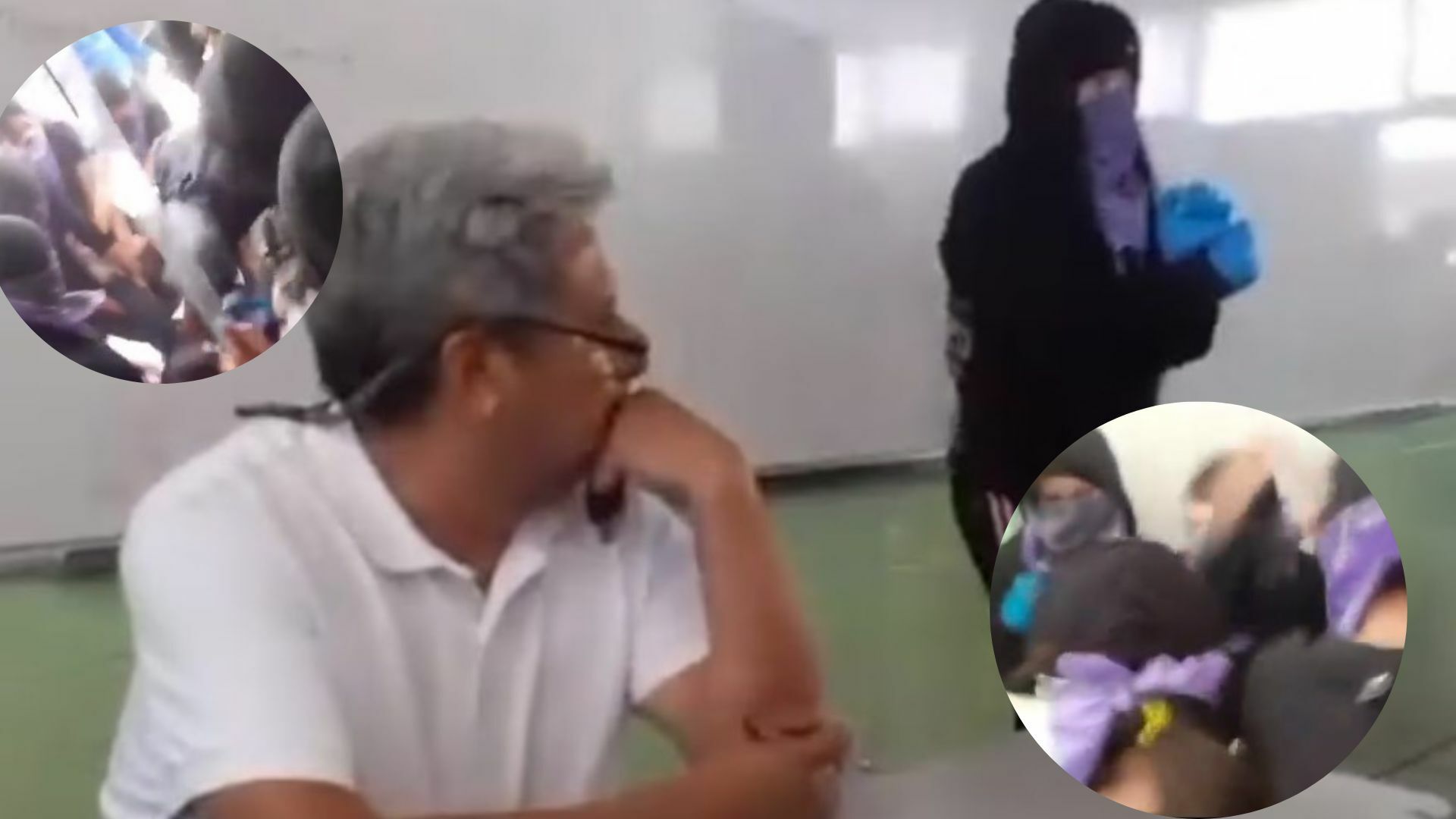 Alumnas enfrentan y golpean a profesor señalado de acoso en el IPN