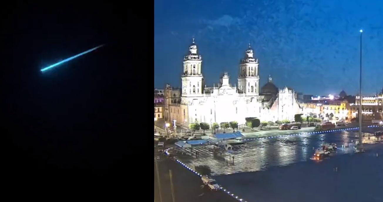 ¿Qué era? Captan objeto luminoso sobrevolando en varios estados de México 