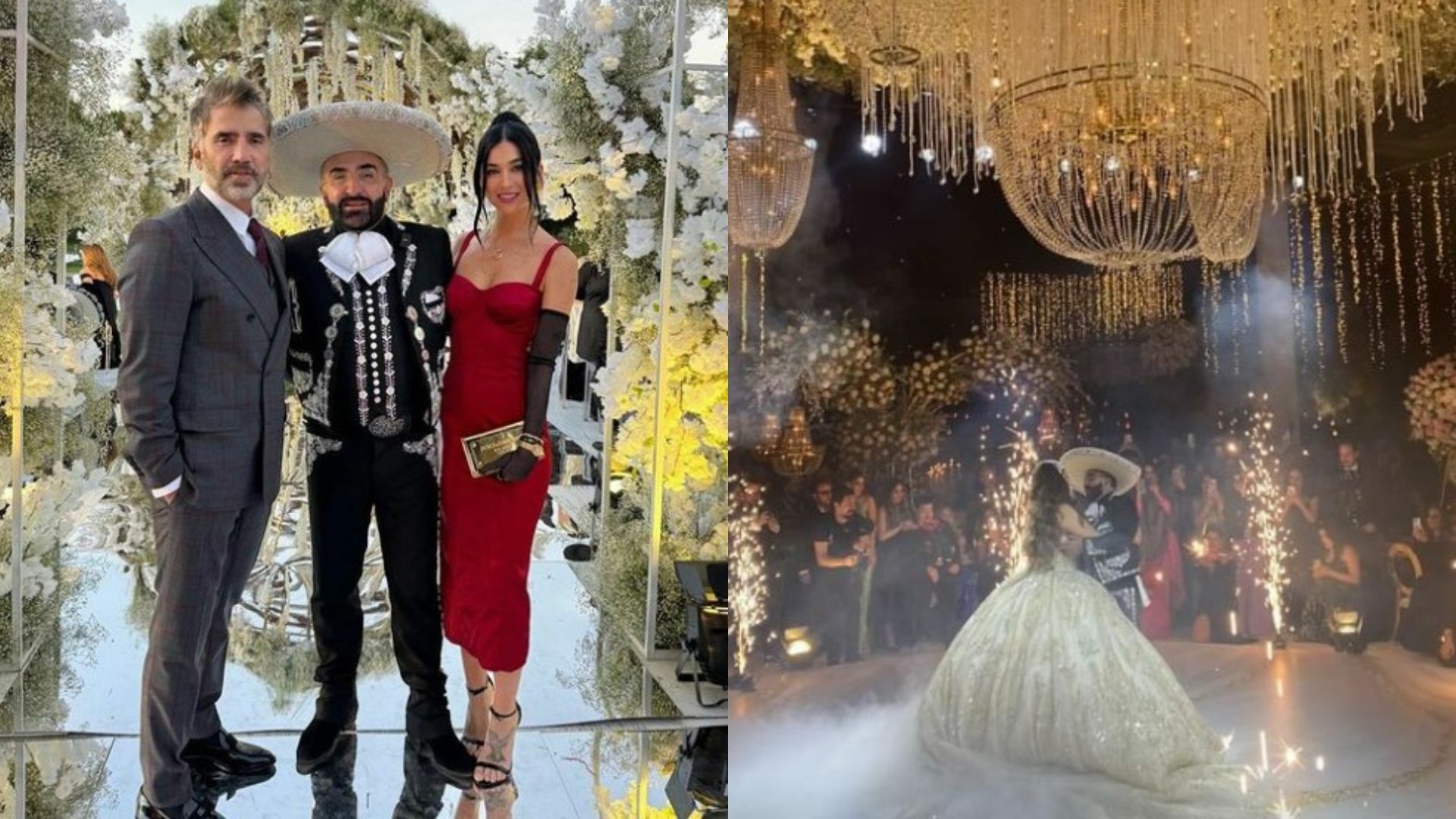 Entérate de los detalles de la lujosa boda de Vicente Fernández Jr. y Mariana González