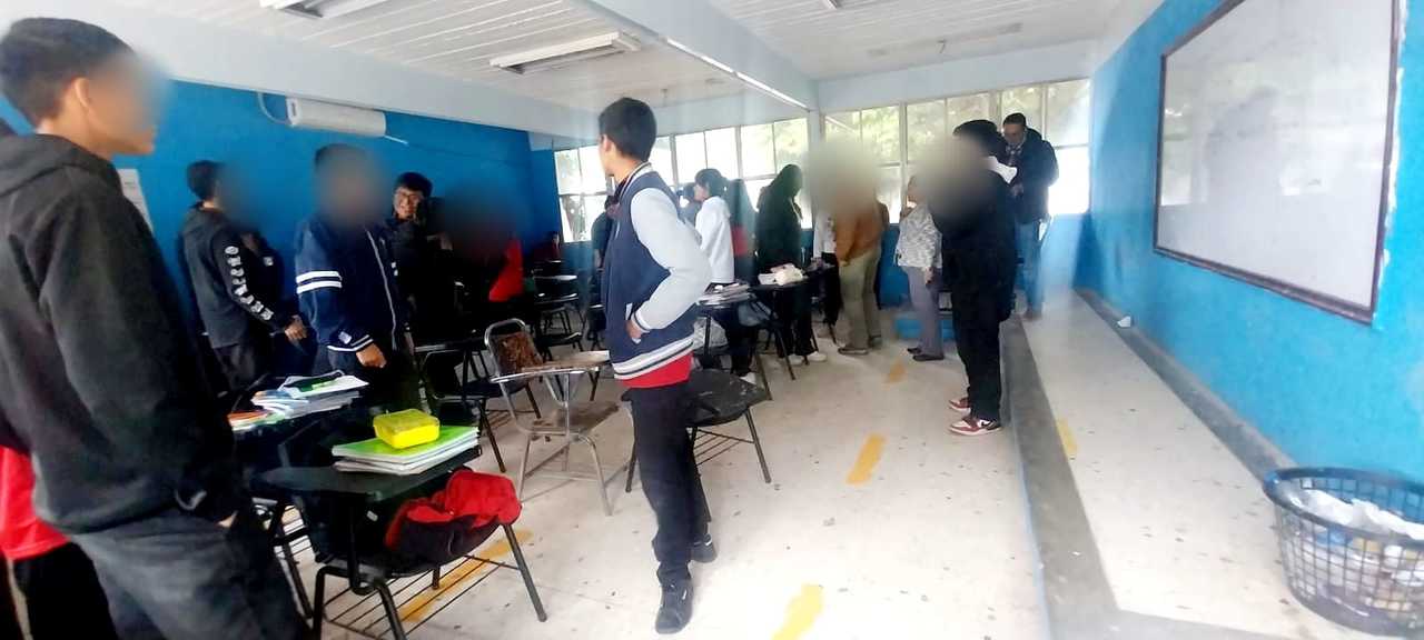 Realizan operativo mochila en escuela de San Pedro