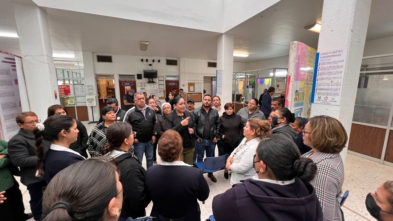 Ayer, la Sección 188 del Sindicato de la Secretaría de Salud, acudió al Centro de Salud de 'La Viña' y le pidió al director que saliera.