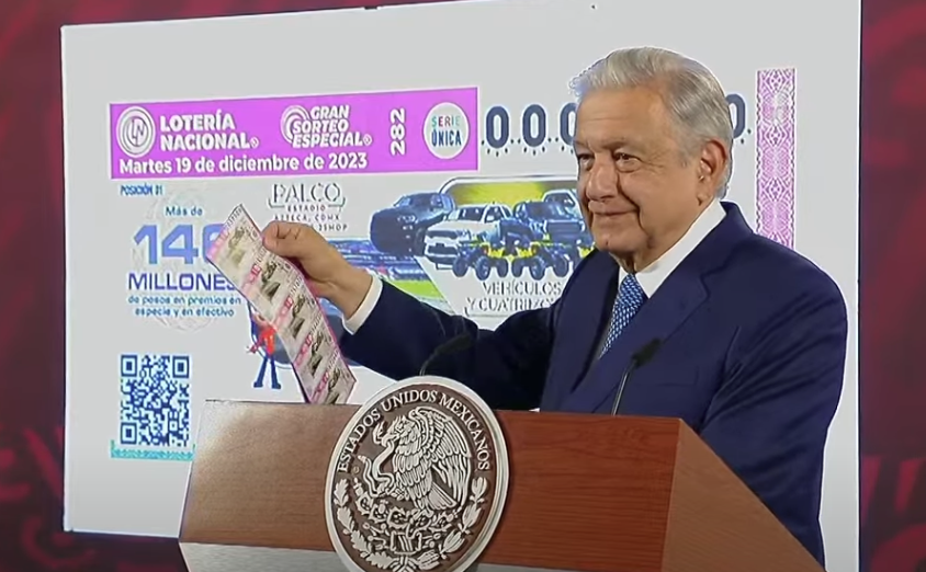 López Obrador detalló que cada 'cachito' costará 100 pesos.