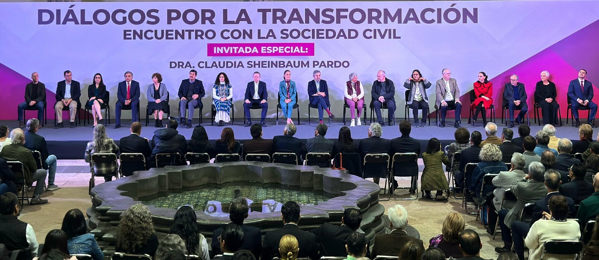Claudia Sheinbaum presenta equipo proyecto de Nación; se incluye a Arturo Zaldívar, Juan Ramón de la Fuente y García Harfuch