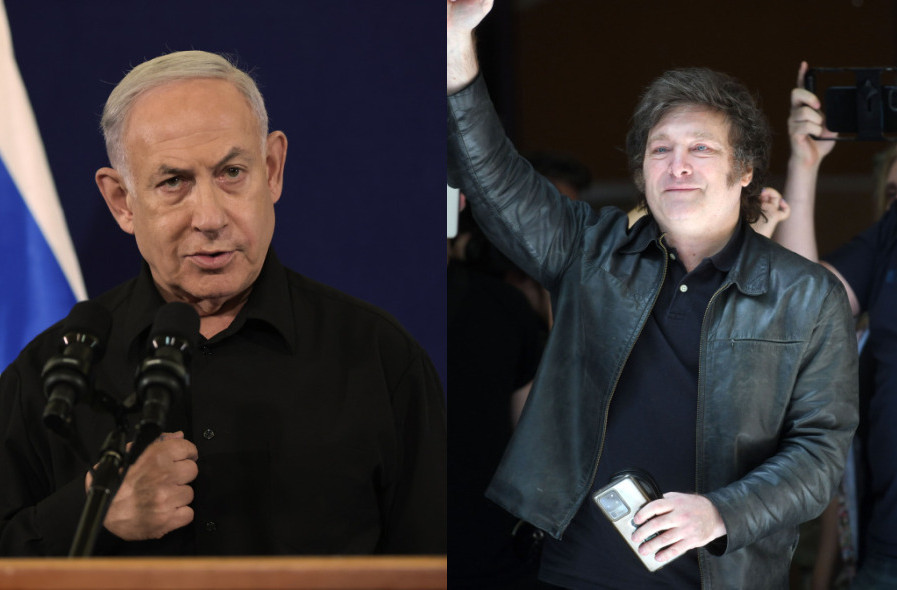 Benjamín Netanyahu agradece apoyo de Javier Milei y lo invita a visitar Israel
