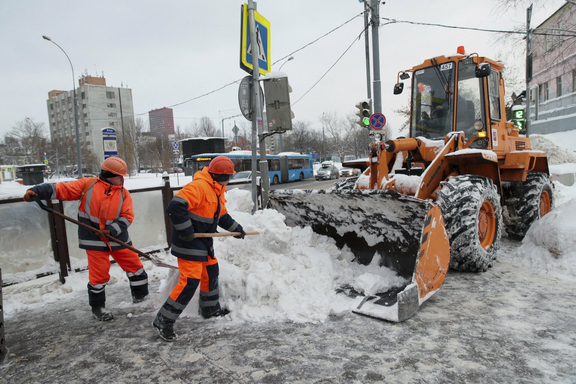 Moscú vive mayor nevada en 145 años
