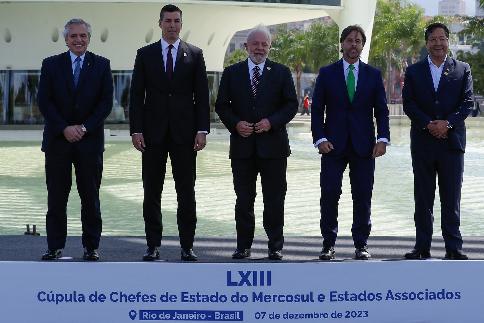 Comienza la cumbre del Mercosur en Río de Janeiro para el ingreso de Bolivia y el acuerdo de Singapur