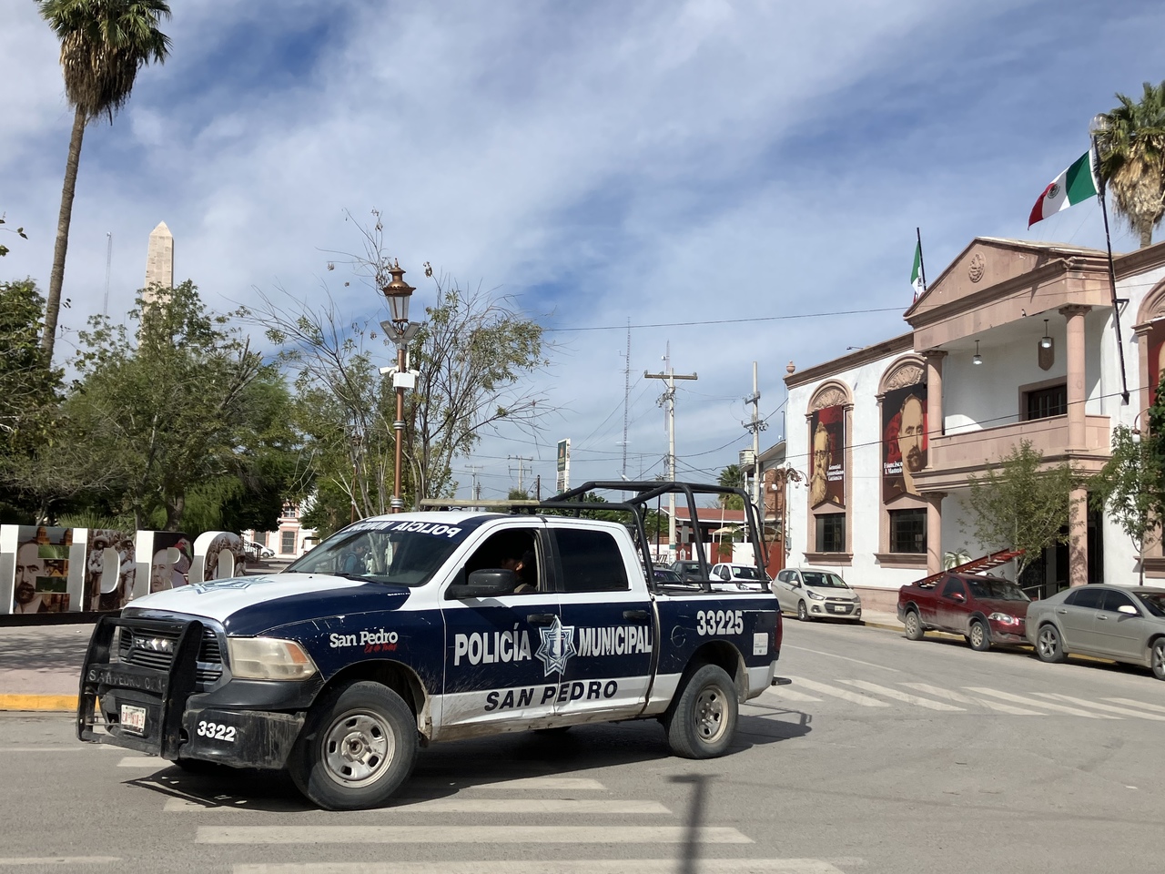 En San Pedro, este año se incrementó el parque vehicular y el estado de fuerza. (EL SIGLO DE TORREÓN)