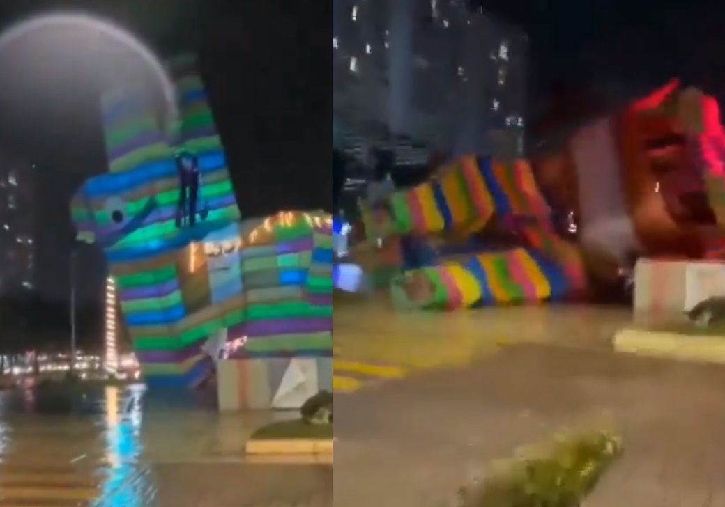 VIDEO: 'Burrito Sabanero' colapsa en Cancún y los memes no se hacen esperar  