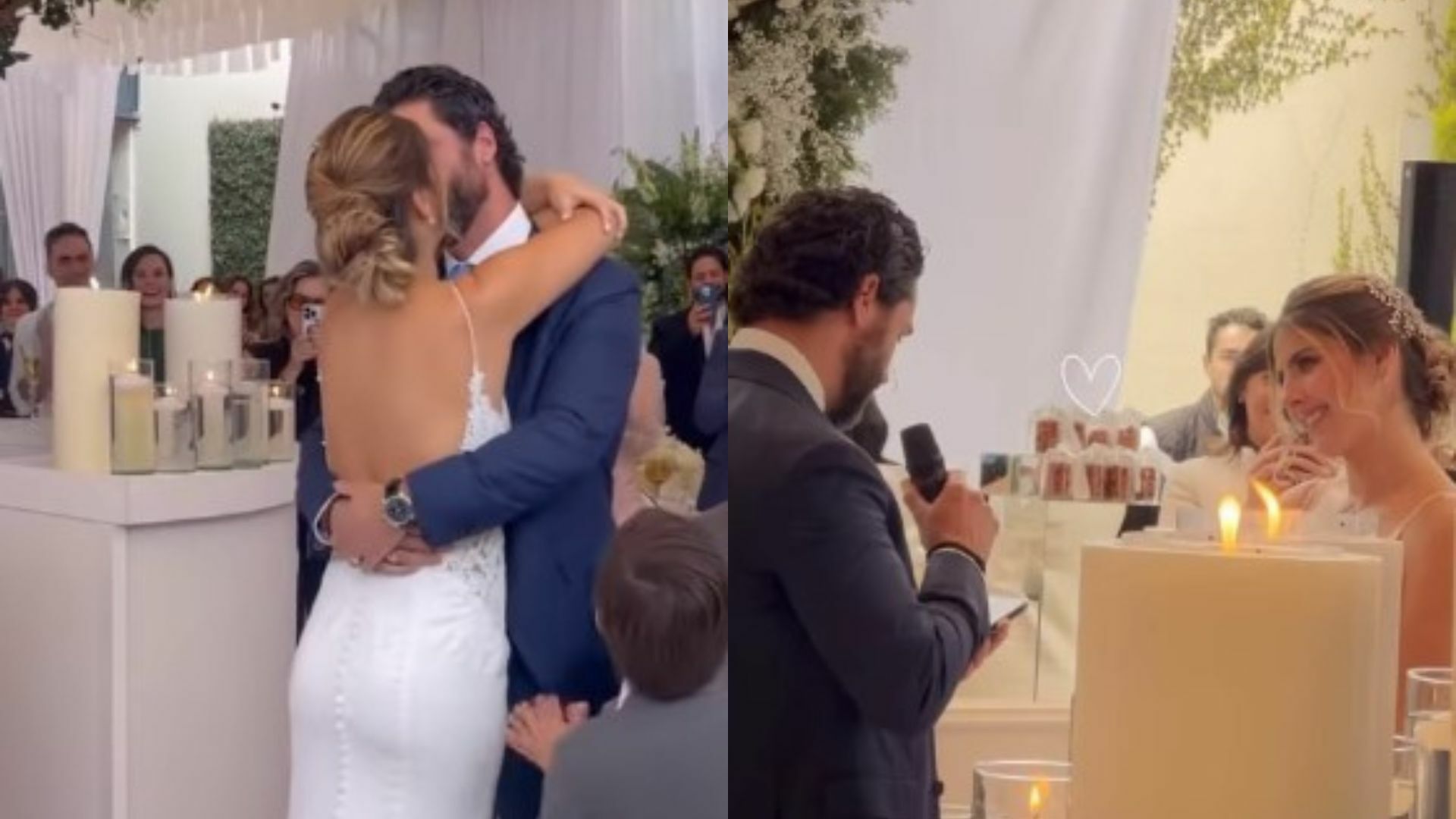 Michelle Renaud y Matías Novoa se casan en ceremonia íntima