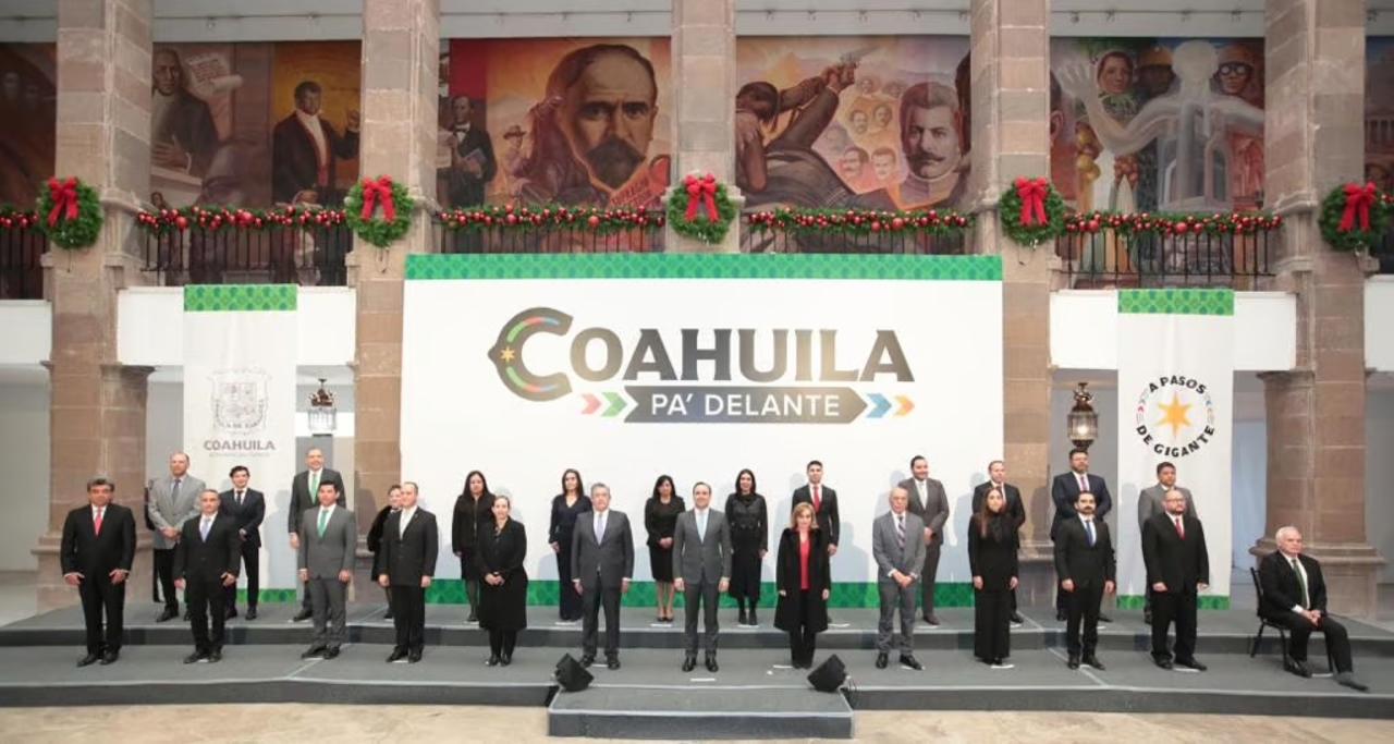 El gobernador resaltó que los integrantes de su equipo son personas comprometidas con Coahuila. (CORTESÍA)