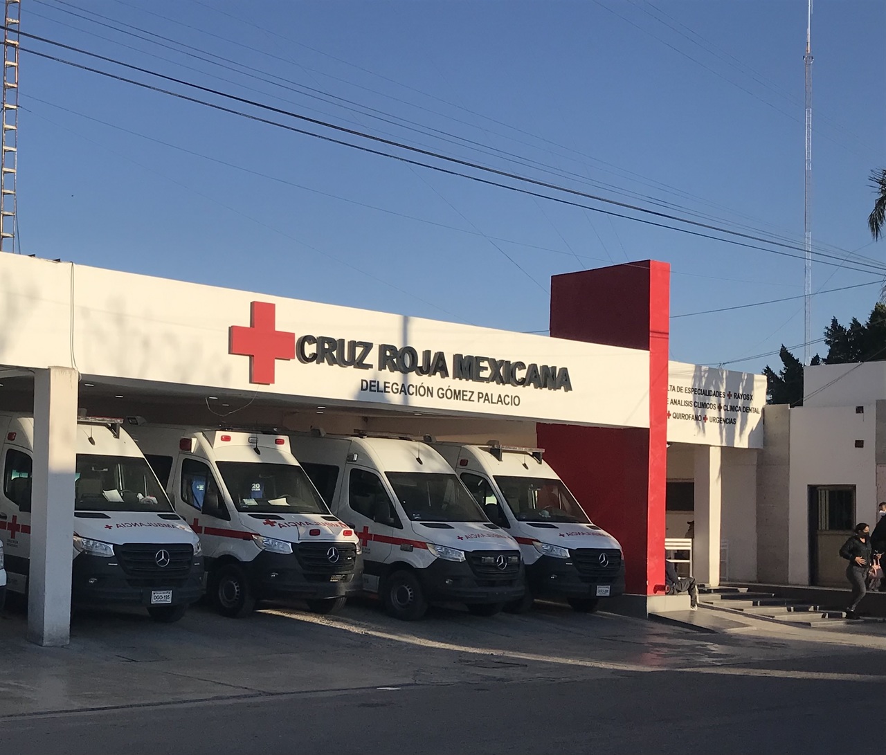 El menor fue llevado por su abuela a las instalaciones de la Cruz Roja de Gómez Palacio.