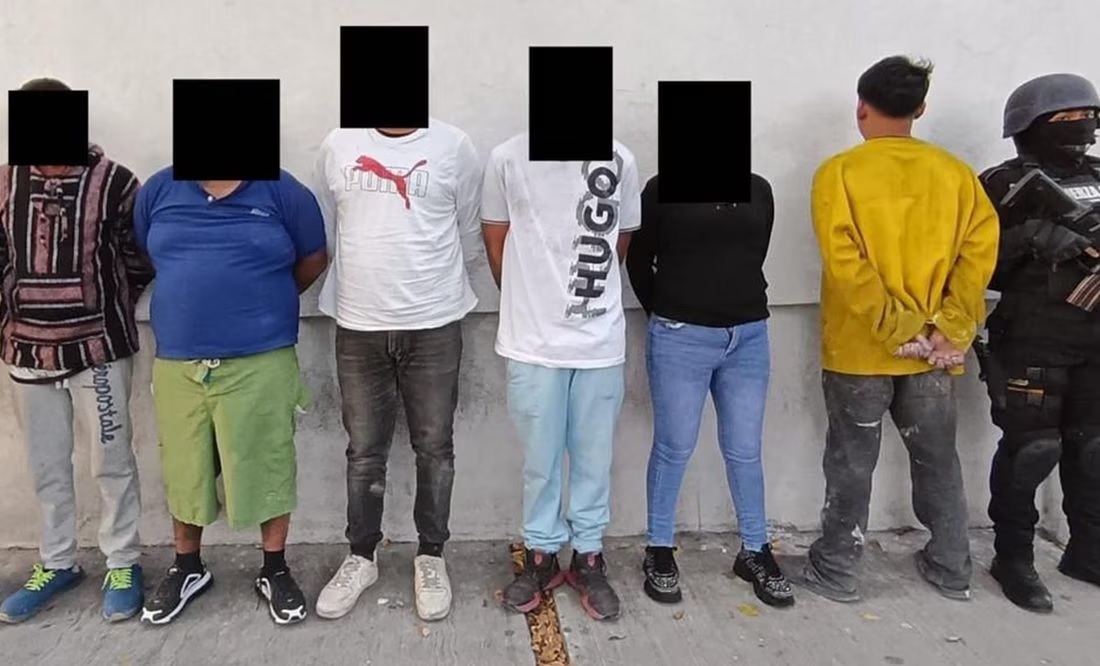 Detienen a 10 presuntos integrantes del crimen organizado en Nuevo León