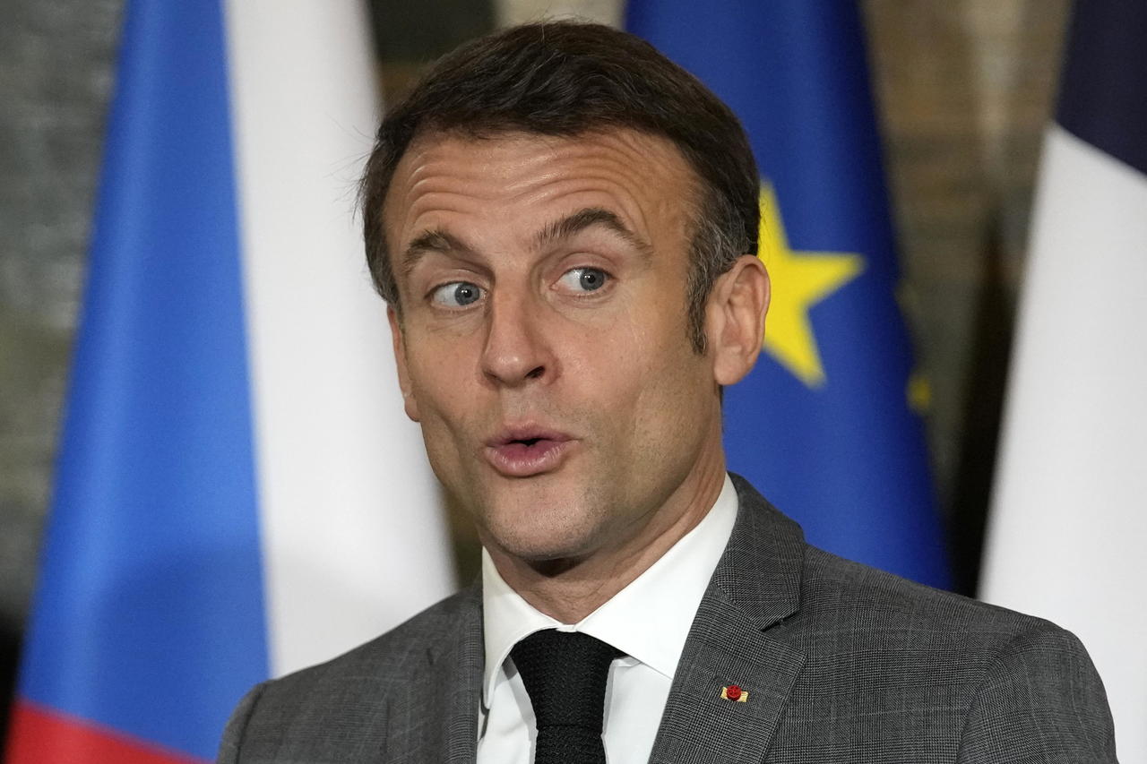 Macron afirmó que '2024 debe ser un año de determinación'.