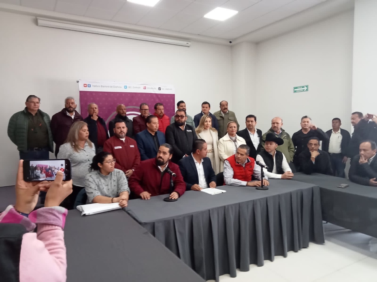 La coalición Sigamos haciendo historia Coahuila quedó oficializada e inscrita ante el IEC.