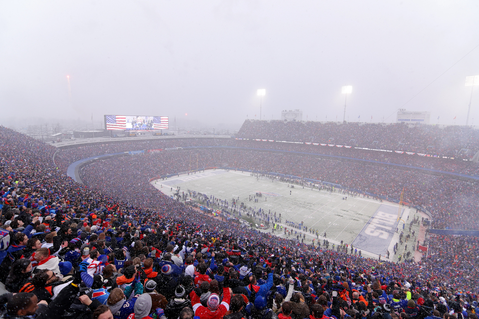 Tormenta invernal aplaza duelo entre los Bills y Steelers; jugarán el próximo lunes