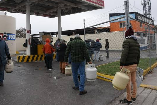 Helada generó compras de pánico de gas butano en la Región Centro de Coahuila