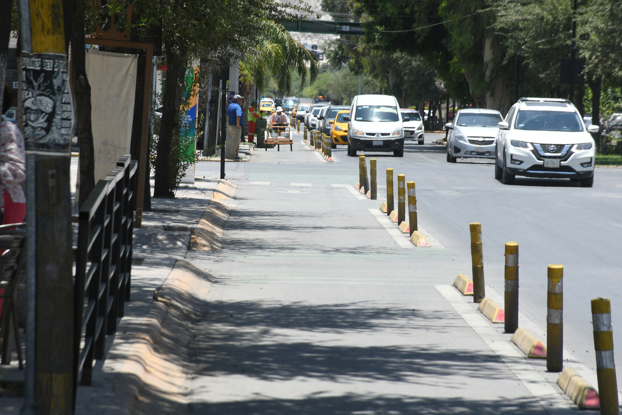 Hace tres años se habilitó la ciclovía de la calzada Colón, una de las principales de la ciudad. (ARCHIVO)
