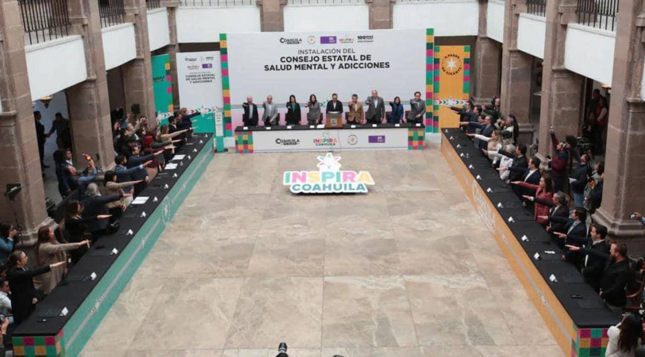 Instalan Consejo Estatal de Salud Mental en Coahuila