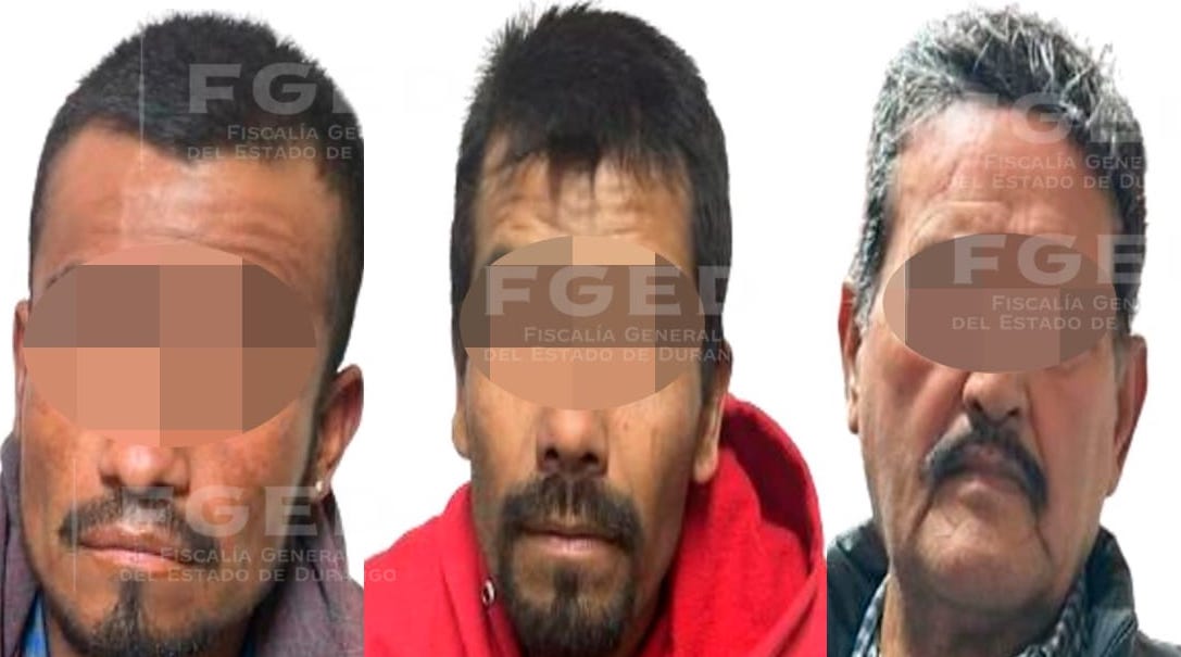 Tres detenidos en Gómez Palacio se encuentran bajo investigación por su presunta participación en varios hechos constitutivos de delito, previstos y sancionados por el Código Penal Federal.