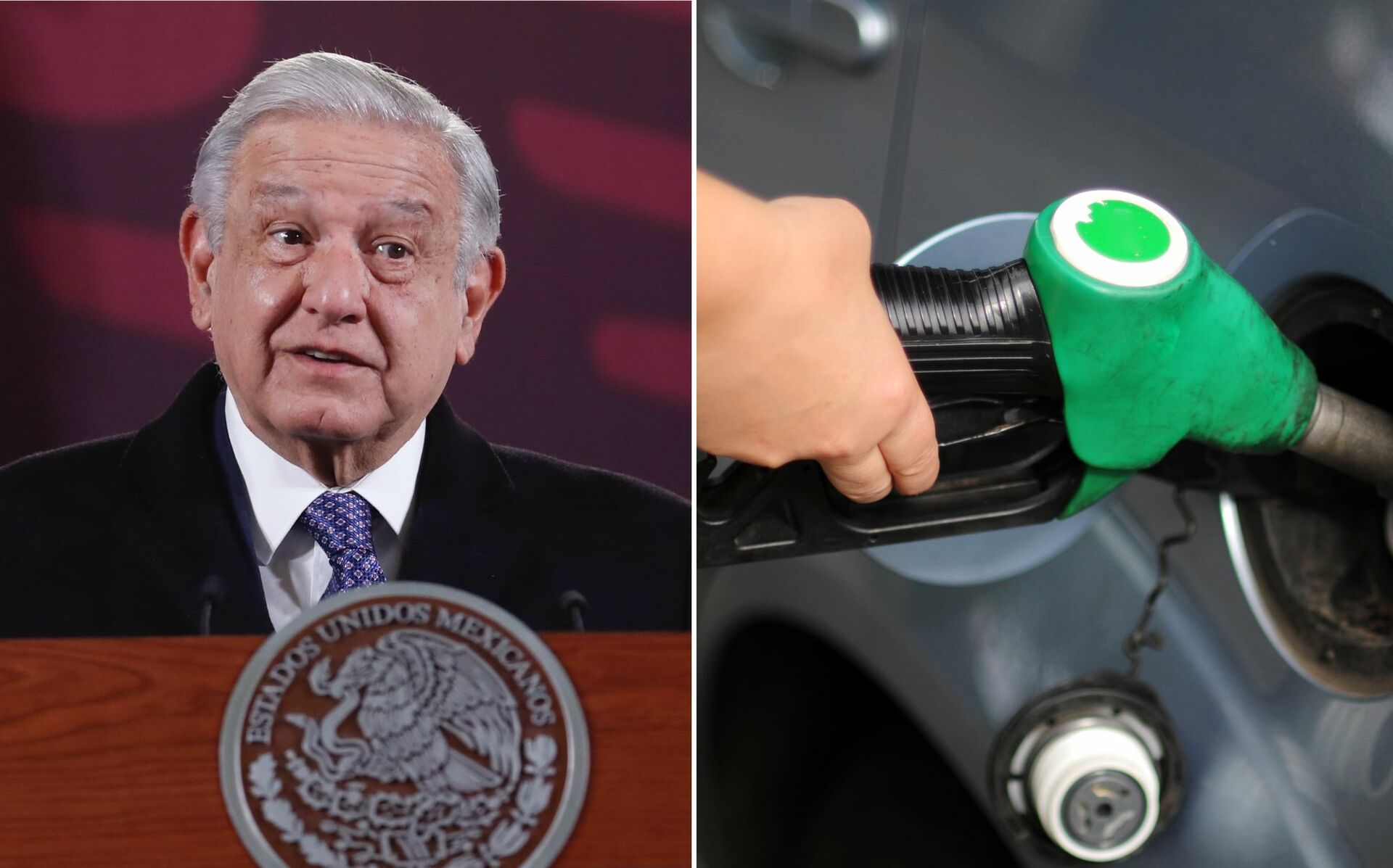 López Obrador aseguró que en su gobierno no han aumentado los precios de las gasolinas en términos reales.