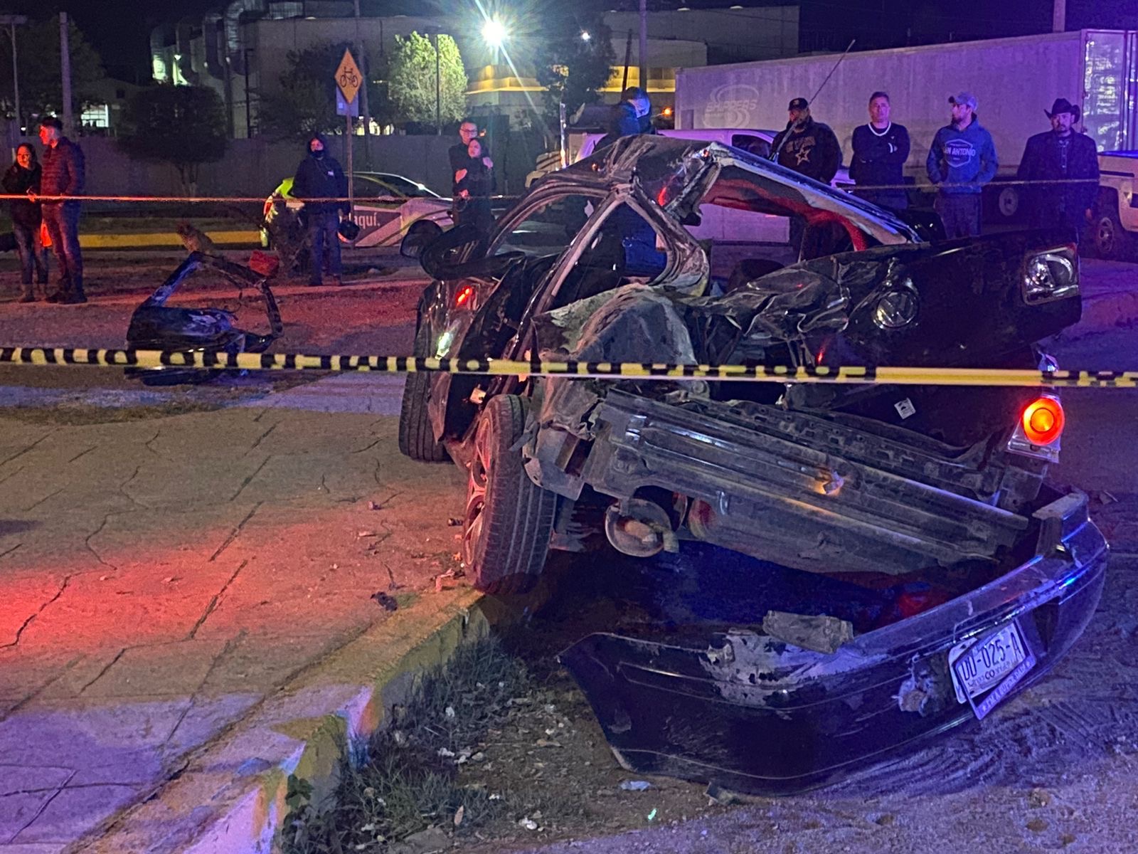 Mujer pierde la vida tras un aparatoso accidente en Saltillo