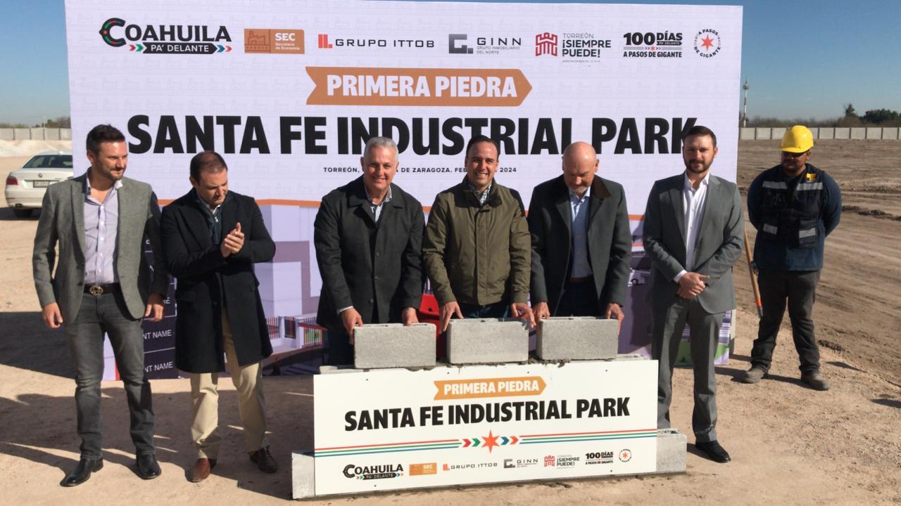 Colocan primera piedra del Santa Fe Industrial Park