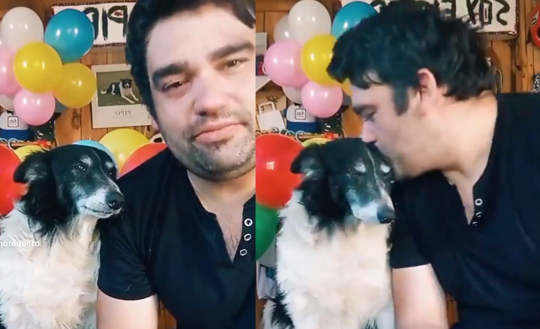 Cumpleaños de perrito 'El Pipo' (CAPTURA)