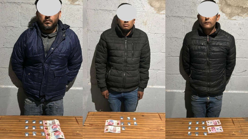 Tres sujetos son arrestados por presunto narcomenudeo en Gómez Palacio. (EL SIGLO DE TORREÓN)