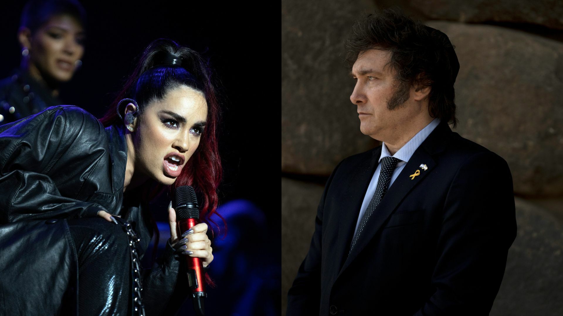 Esto es lo qué pasa entre la cantante pop argentina Lali Espósito y el presidente Javier Milei