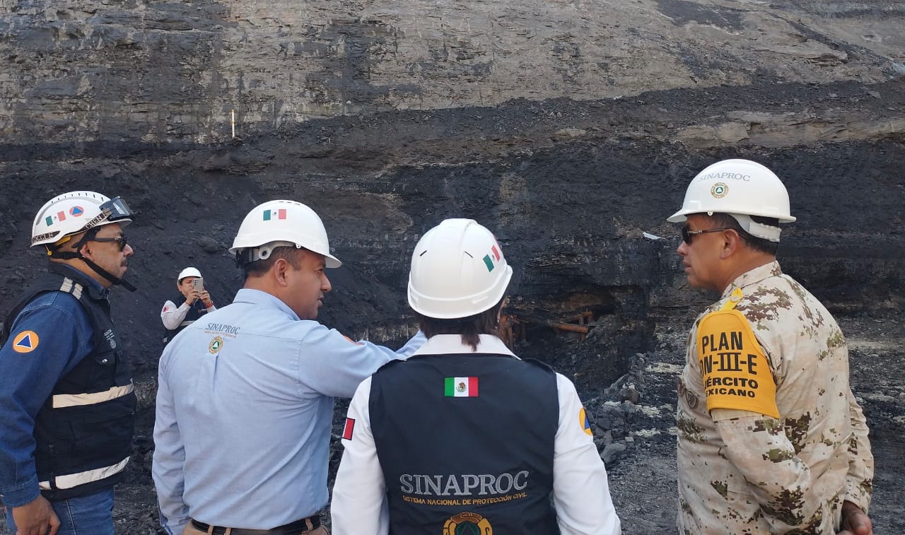 Preparan segunda fase de rescate de mineros en mina El Pinabete
