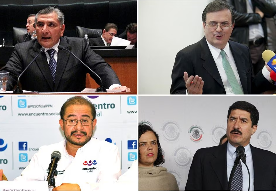 Morena postula al Congreso a Marcelo Ebrard, Hugo Eric Flores y hasta Javier Corral