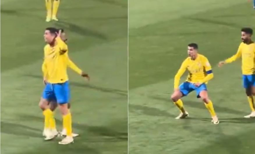 VIDEO: Cristiano Ronaldo responde con señal obscena a la afición