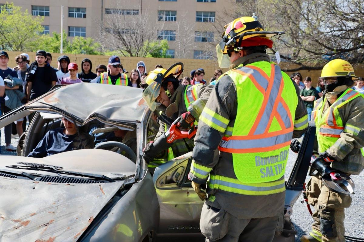 Exhorta Gobierno de Saltillo a estudiantes a prevenir accidentes